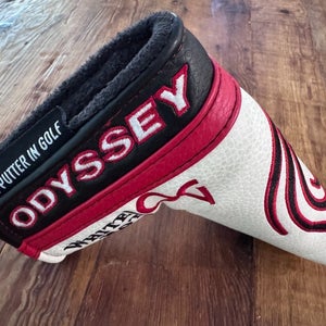 Odyssey White Hot OG White and Black Blade Putter Head Cover 0804
