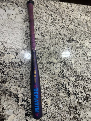 2026 DeMarini Voodoo One Alloy BBCOR Certified Bat (-3) 27 oz 30" (Used)