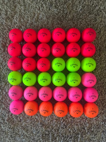 Callaway Supersoft Balls 36 Pack (3 Dozen) (Used)