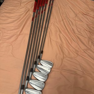 Men's 2025 TaylorMade P-790 Right Handed Iron Set Stiff Flex (Used)