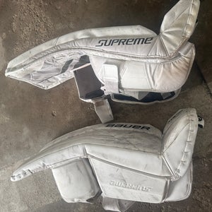 21" Bauer Supreme M5 Pro Goalie Leg Pads (Used)