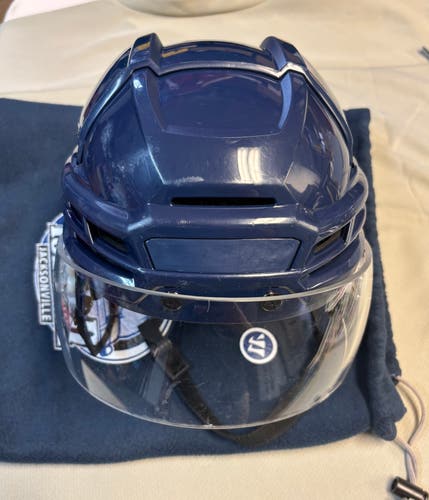 Medium CCM Super Tacks X Helmet Pro Stock (Used) Blue