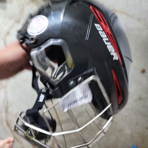 New XS Bauer IMS 11.0 Helmet Black With Red Inserts