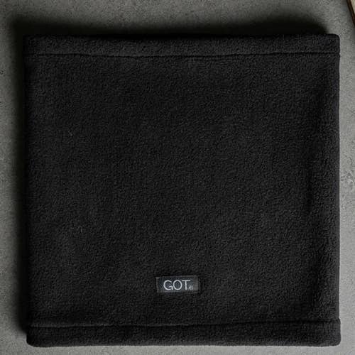 GOT Black Fleece Neck Gaiter  Ski Snowboard Winter Warmer