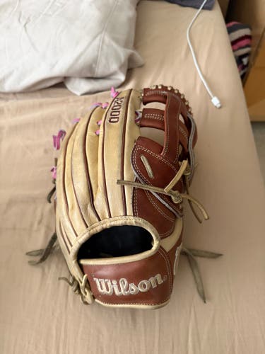 Wilson A2000 RH Outfield Baseball Glove 12.75" (Used)