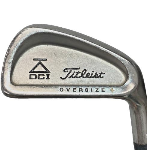 Titleist DCI Black Oversize + 6 Iron RH Men's Stiff Flex Steel 37.5" Good Grip