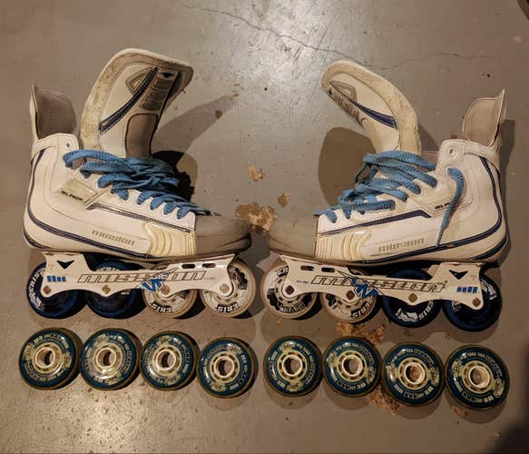 RARE Mission Soldier Black Skates Size 12EE (Slightly Used)