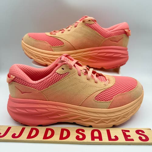 Hoka One U Bondi L BP 2 F27224D Vibrant Bloom Cantaloupe Comfort Men’s Sz 11.5
New Without Box