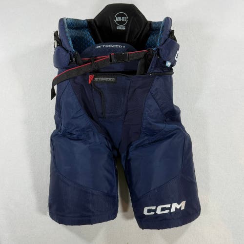 Junior Large CCM JetSpeed + Hockey Pants Navy Blue (Used)