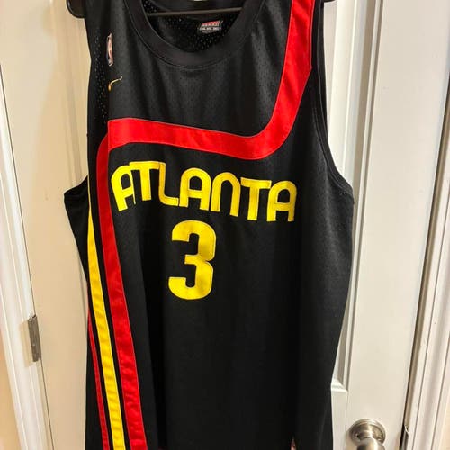 VINTAGE Y2K NIKE REWIND SWINGMAN ATLANTA HAWKS SHAREEF ABDUR-RAHIM Jersey 4XL