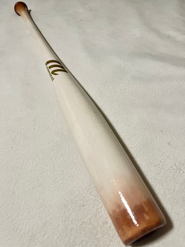 Marucci Torpedo 33.5”/31.5oz AP5 Maple Wood Baseball Bat Custom Blem Whitewash/Natural/Gold