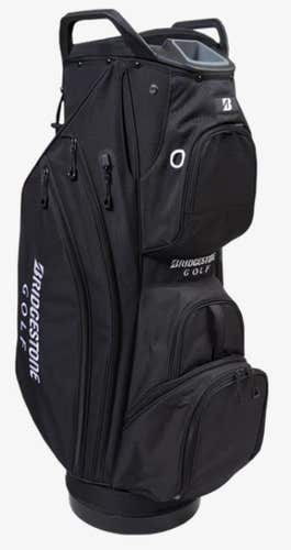 Bridgestone Signature Cart Bag (14-way top, Black) 2026 NEW