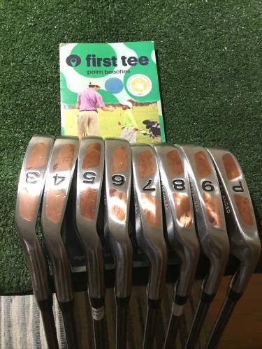 Tech Edge TE Copper Balanced Irons Set (3-PW) Medium/Regular Ultralite Graphite