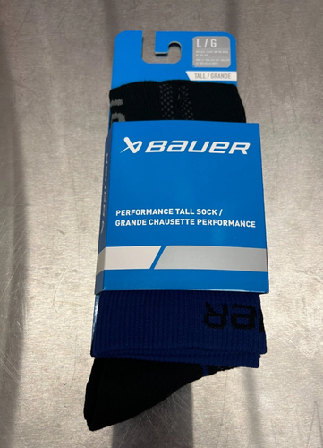 Black Youth Bauer Socks (New)