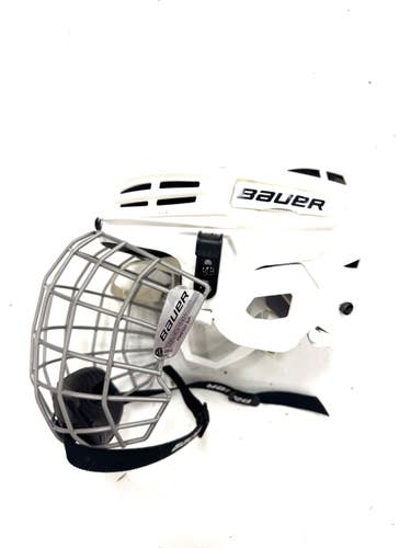 Used Bauer IMS Helmet Cage Combo White SM 11860-S000311717
