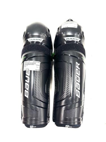 Used Bauer X Junior Shin Guards Black 12" 11860-S000311716