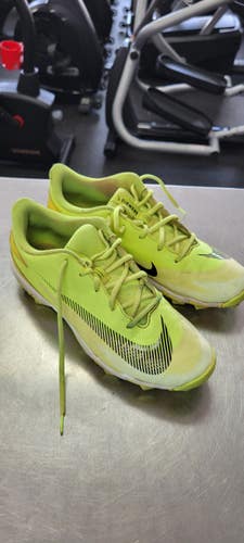 Used Nike DIAMOND 10 BB/SB Cleats Yellow Senior 10 11497-S000159355
