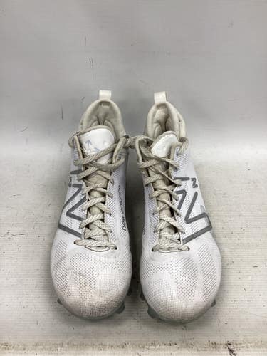 Used New Balance FREEZE LAX Cleats Mens White Senior 10.5 11851-S000048825