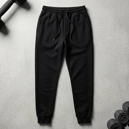 Spanx AirLuxe Tapered Jogger Sweatpants Women's XS Black Loungewear Active