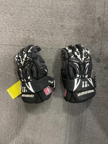 Used Warrior CONTOUR CUFF Lacrosse Gloves Mens Black 13" 11614-S000239805
