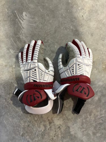 Umass Warrior Evo V Lacrosse Gloves (New)
