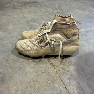 White Men's Size M 9.0 (W 10.0) Adult Adidas Adizero Mid Top (Used)