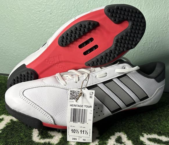 US Men's 10.5/Women's 11.5 - Adidas Hertitage Tour Cycling "Cloud White Lucid Red" IE1400