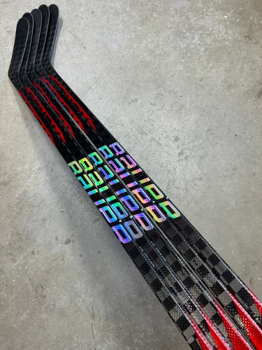 5 PACK 87 Flex Custom P28 Senior Bauer Nexus Sync Right Hand Hockey Stick (New) Pro Stock