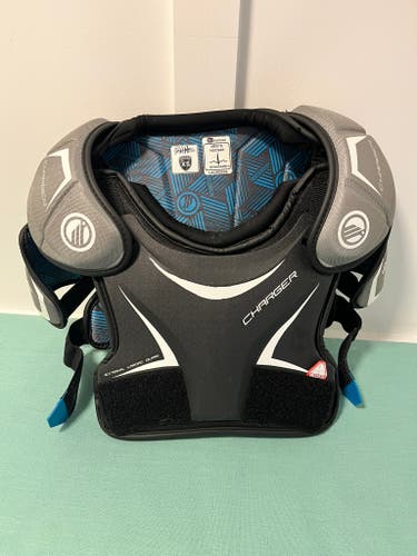 XS Youth Maverik Charger Shoulder Pads (Used)