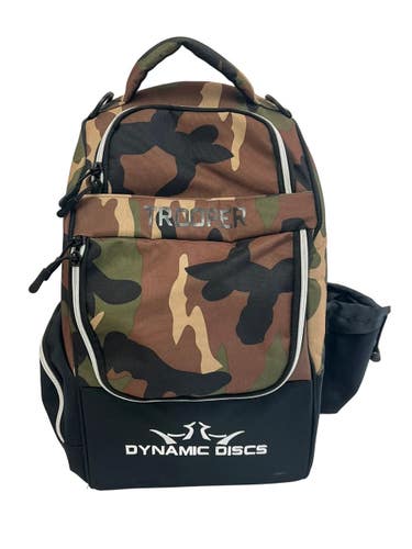 Used Dynamic Discs Trooper Camoflauge Disc Golf Backpack 11692-S000154027
