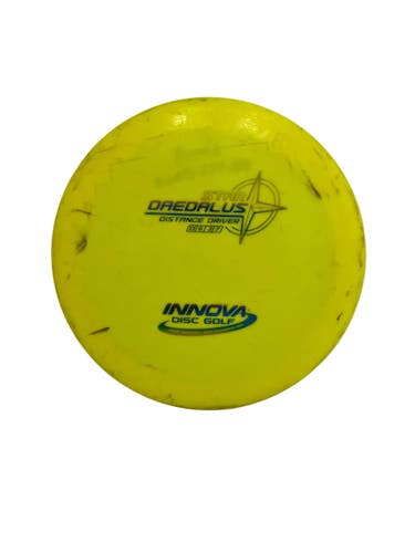 Used Innova Star Daedalus 174g Disc Golf Driver Yellow 11692-S000154023