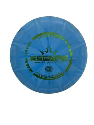 Used Dynamic Discs Prime Burst Escape 175g Disc Golf Driver Carolina Blue 11692-S000154015