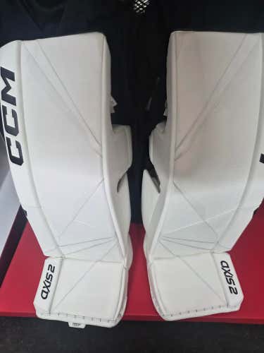 33" 2022 CCM Axis 2 Pro Goalie Leg Pads (New)
