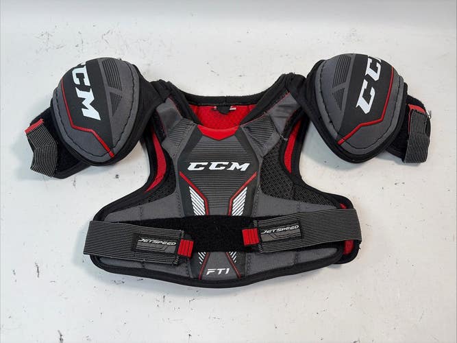CCM Jetspeed FT1 Hockey Shoulder Pads, Youth Large
