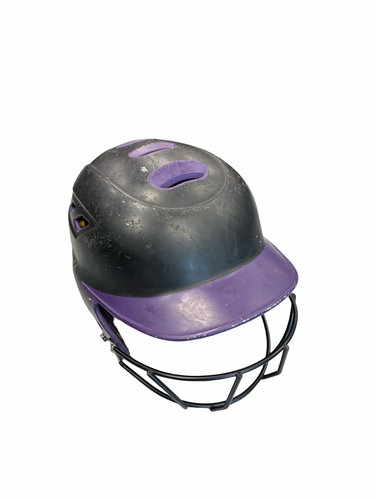 Used BoomBah BOOMBAH HELMET Batting Helmet w/Mask Purple SM 11682-S000135366