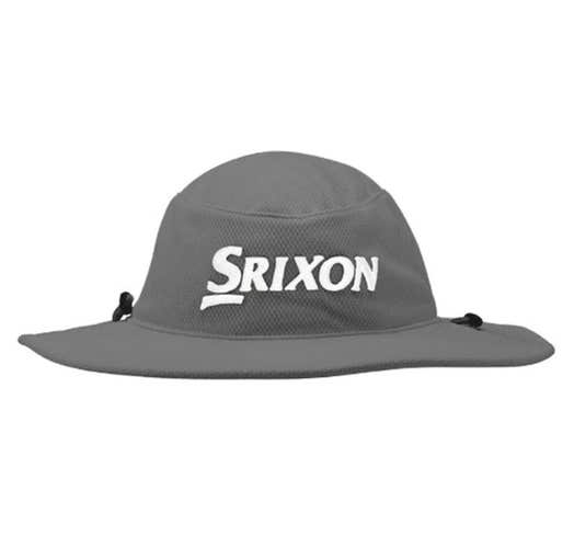 Srixon Aussie Bucket Hat (Grey, One Size) Golf Cap NEW