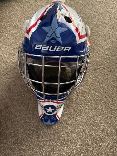 Junior Bauer Goalie Mask (Used)