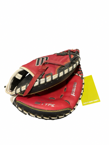 Used Marucci CADDO SERIES CATCHERS MITT BB/SB Catchers RH Throw Red 31" 11834-S000053666