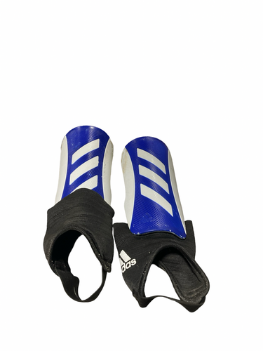Used Adidas Soccer Shin Guards Junior Royal Blue SM 11834-S000053653