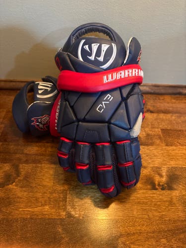 Stony Brook Warrior EVO QX Lacrosse Gloves (Used)