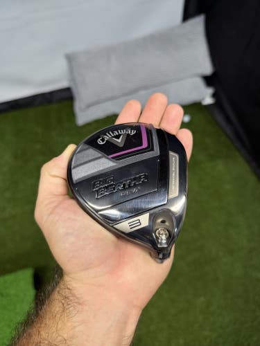 Ladies Callaway Big Bertha Reva 2023 3 Wood 18* Head Only RH No HC