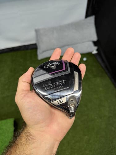 Ladies Callaway Big Bertha Reva 2023 3 Wood 18* Head Only RH No HC