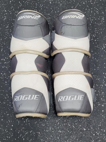 Used Brine ROGUE Lacrosse Arm Pads/Guards Grey Senior 11849-S000041789