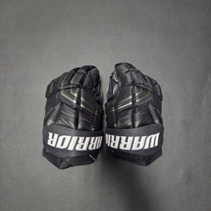 New Junior Warrior Covert QR7 Pro Gloves 12" hockey gloves black and white