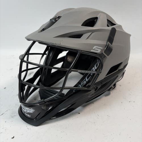 Cascade S Lacrosse Helmet, Grey Matte, Youth, SPR Fit