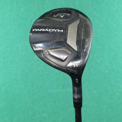Callaway Paradym Fairway 27 11 Wood Mitsubishi Bassara E 52 Graphite Lite w/ HC