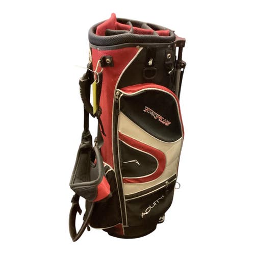 Used Acuity TURBO PLUS Mens Stand Bag Red 11846-S000107428