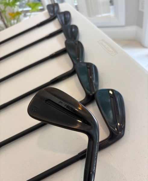 2025 TaylorMade P790 Iron Set Stiff Flex (New 4-PW) Phantom Black
