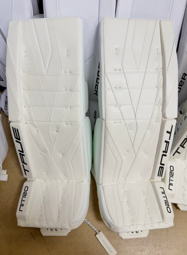 33+2" White True Catalyst Nitro Goalie Leg Pads Senior(New)