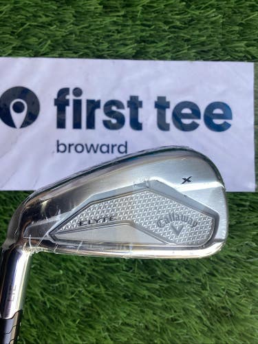 Callaway Elyte X Lefthanded LH Single 7 Iron Senior Graphite Shaft +1 NEW Demo